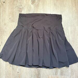 JoyLab XS Black Skater Tennis Skirt Built-In Shorts Zipper Pocket Like New